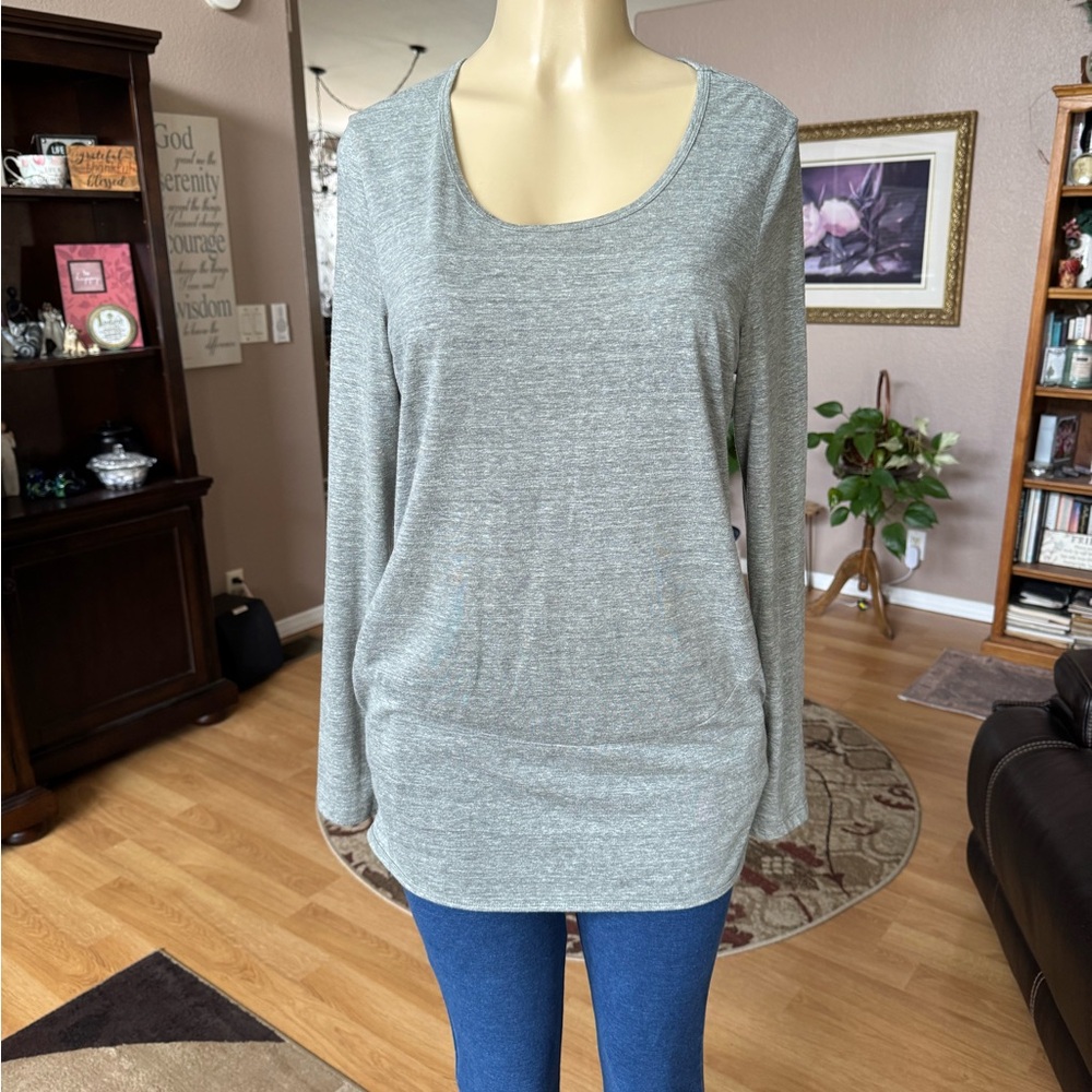 Color Thread gray long sleeve tunic w/pockets-size M - Picture 6 of 9
